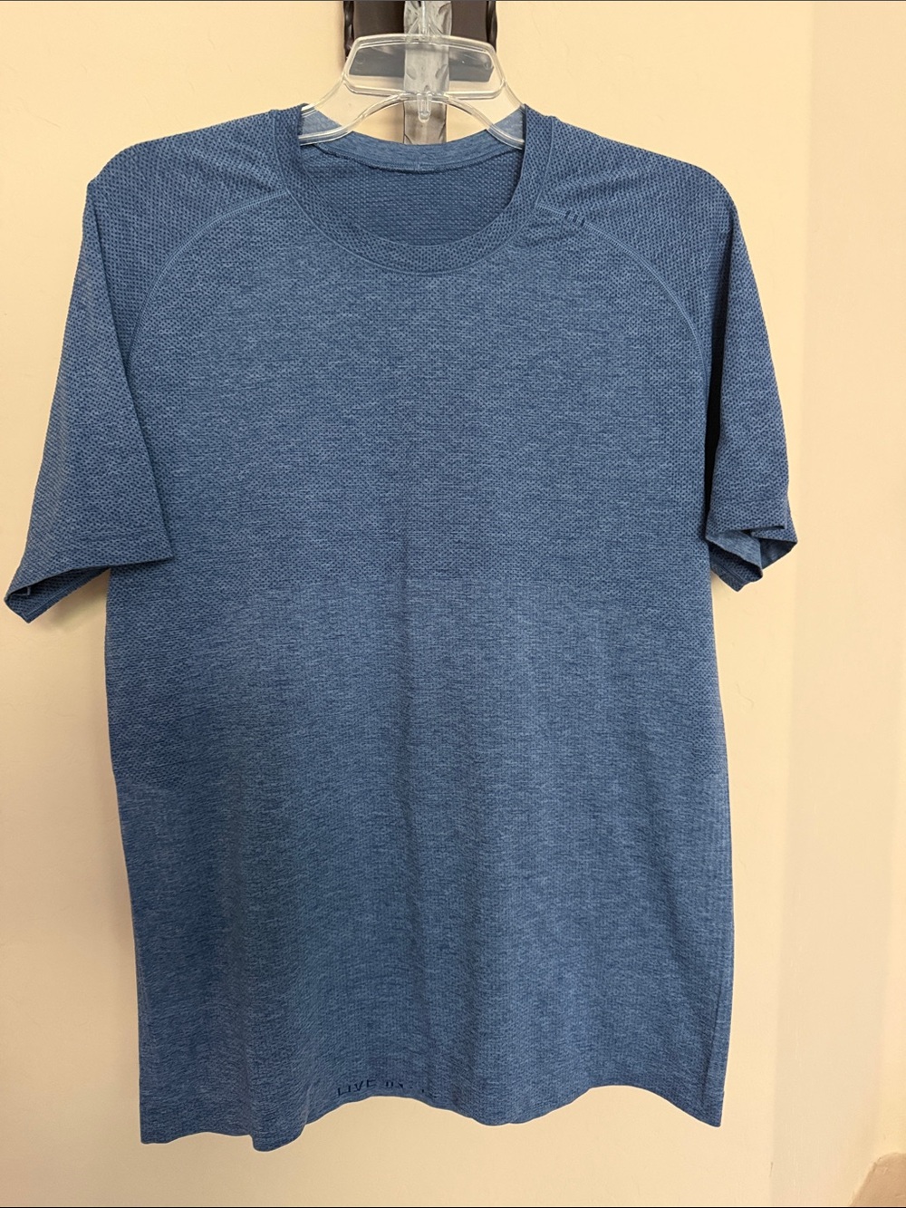 lululemon athletica Short Sleeve Crew Tee - Heathered Blue